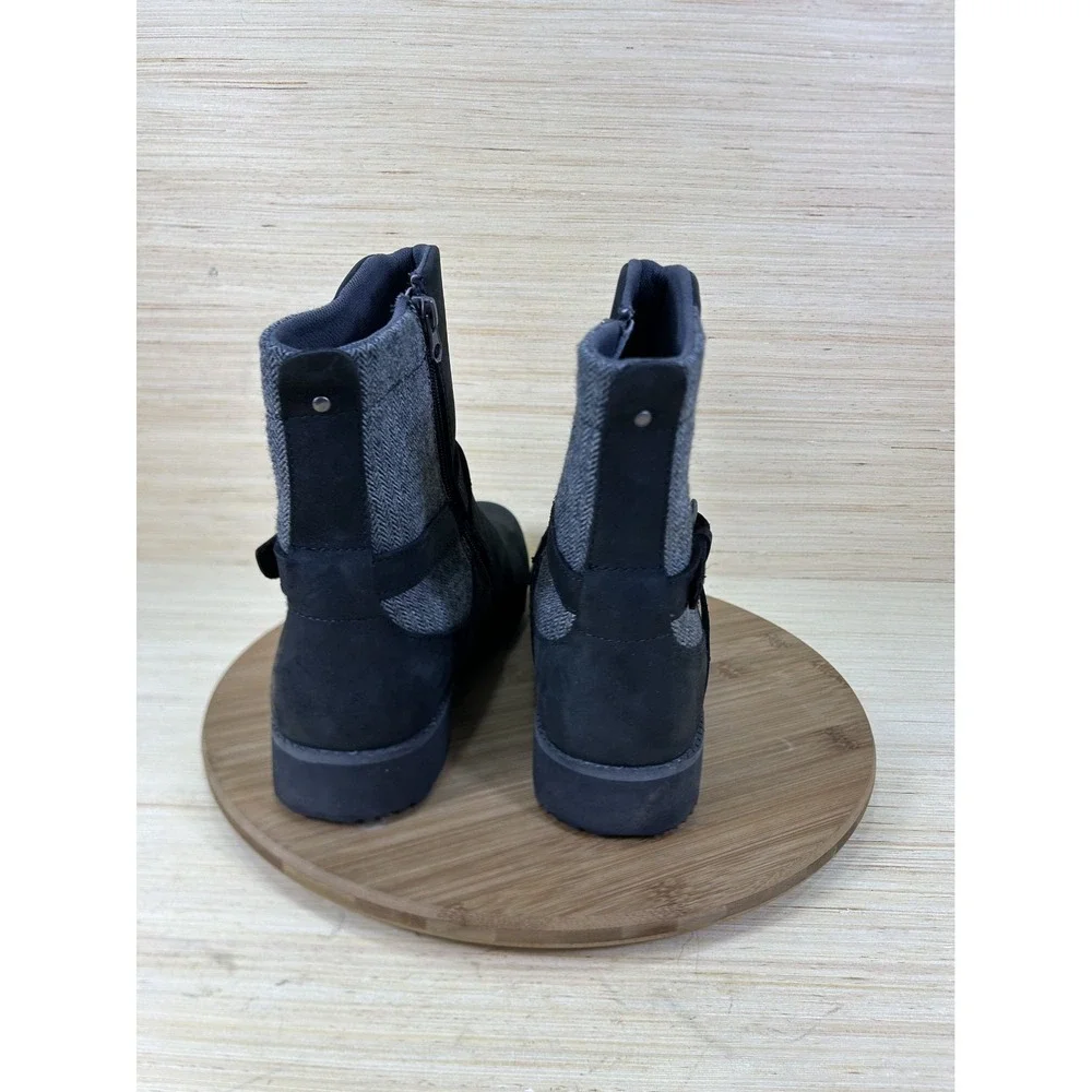 Eddie Bauer Covey Black Leather Calf Hi Boots Womens Size 11